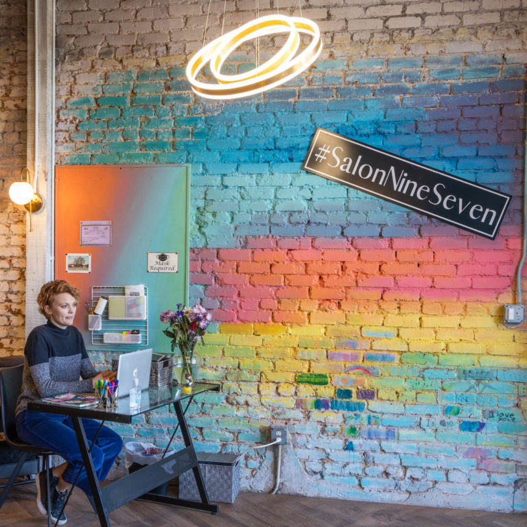 Old Town Lilburn's Salon Nine Seven interior